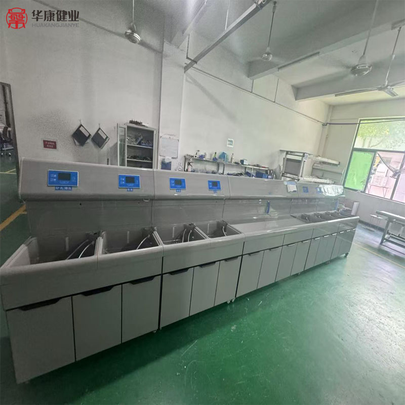 Hospital Endoscope Equipment Cleaning Sink Medical Washing Tank in Gray