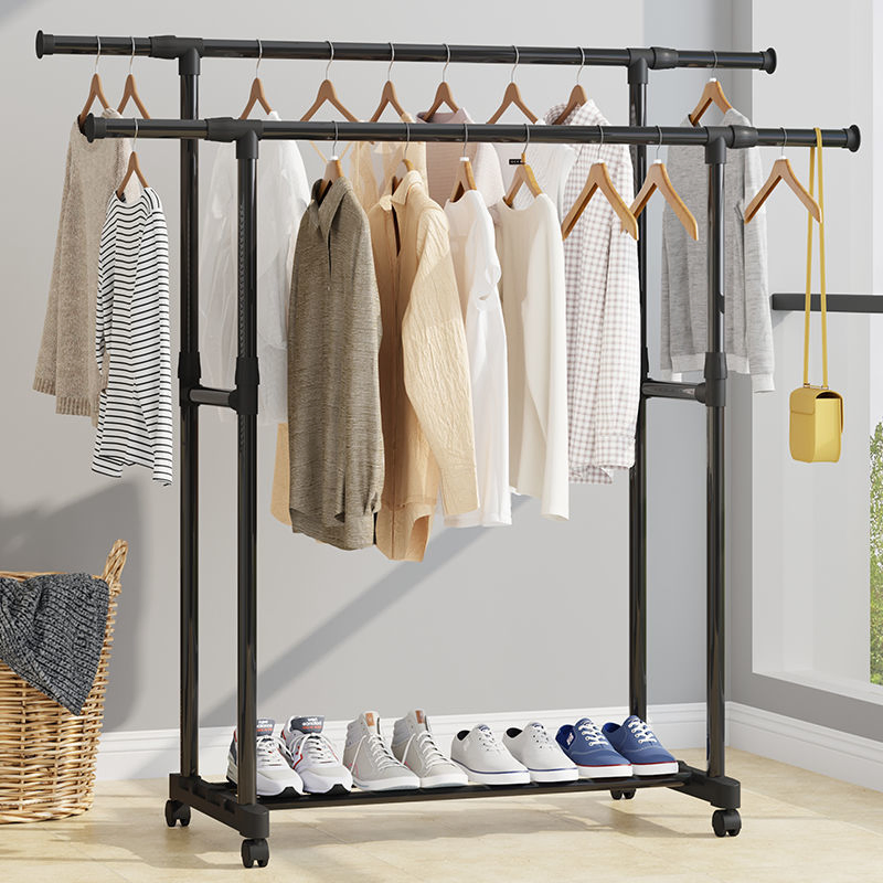 New Design Portable Vertical Clothes Rack Durable Metal Clothes Rack