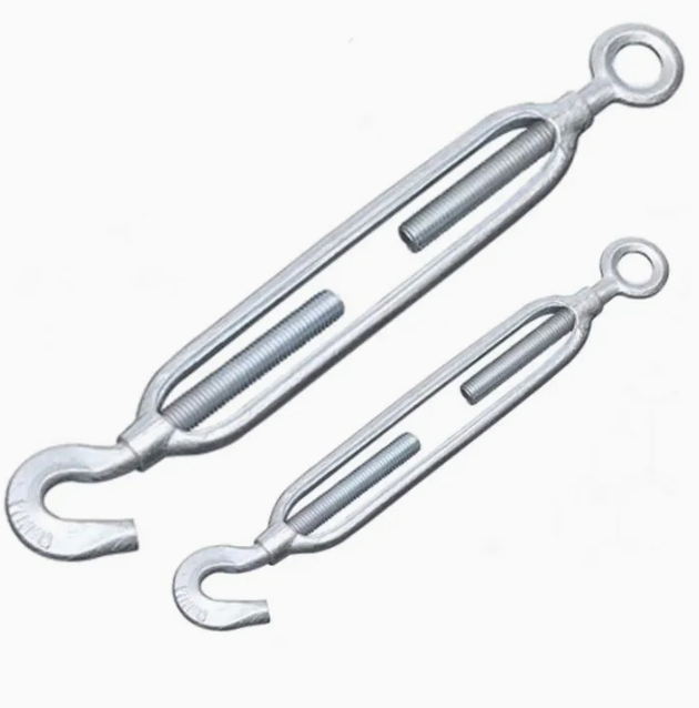 Hot DIP Galvanized Carbon Steel Hook and Eye Turnbuckle