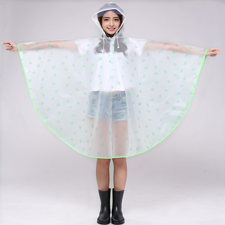 Surprise Price Adults Rushed Emergency Rain Gear Hooded Rain Poncho Raincoat