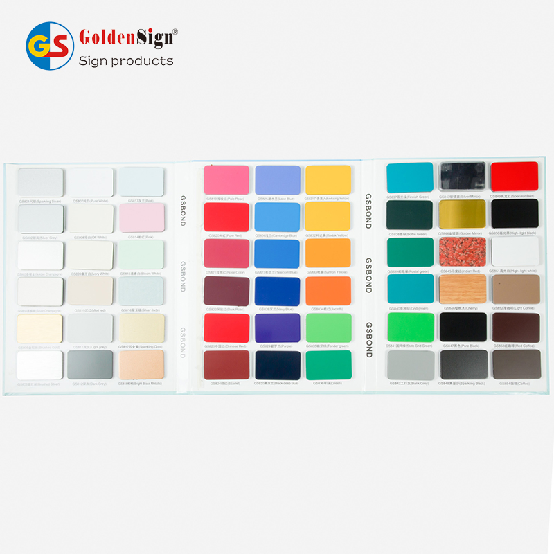Goldensign High Quality 3mm 4mm 5mm 0.18*0.21 Exterior Used PVDF PE ACP/Aluminum Composite Panel/ACP Sheet