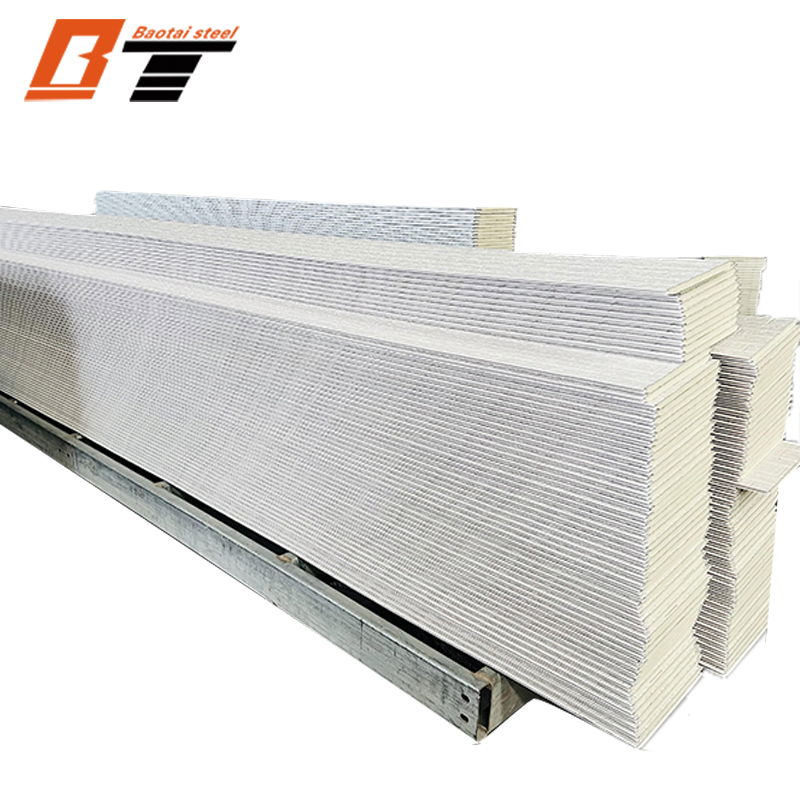 Color Steel Metal EPS Sandwich Panels for Walls and Roofs