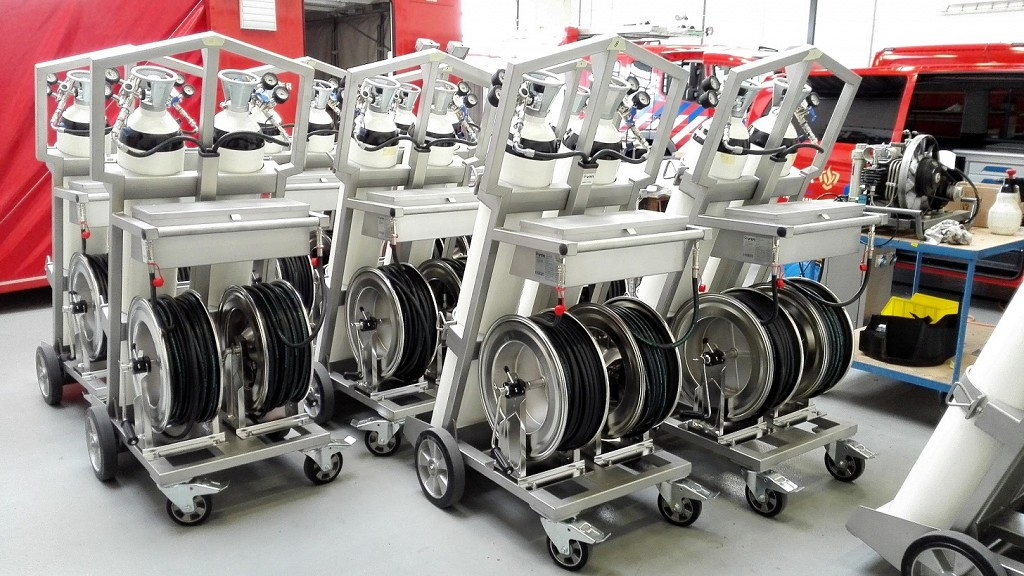 Flexible Hose Reel Air Garden Retractable Water Hose Reel
