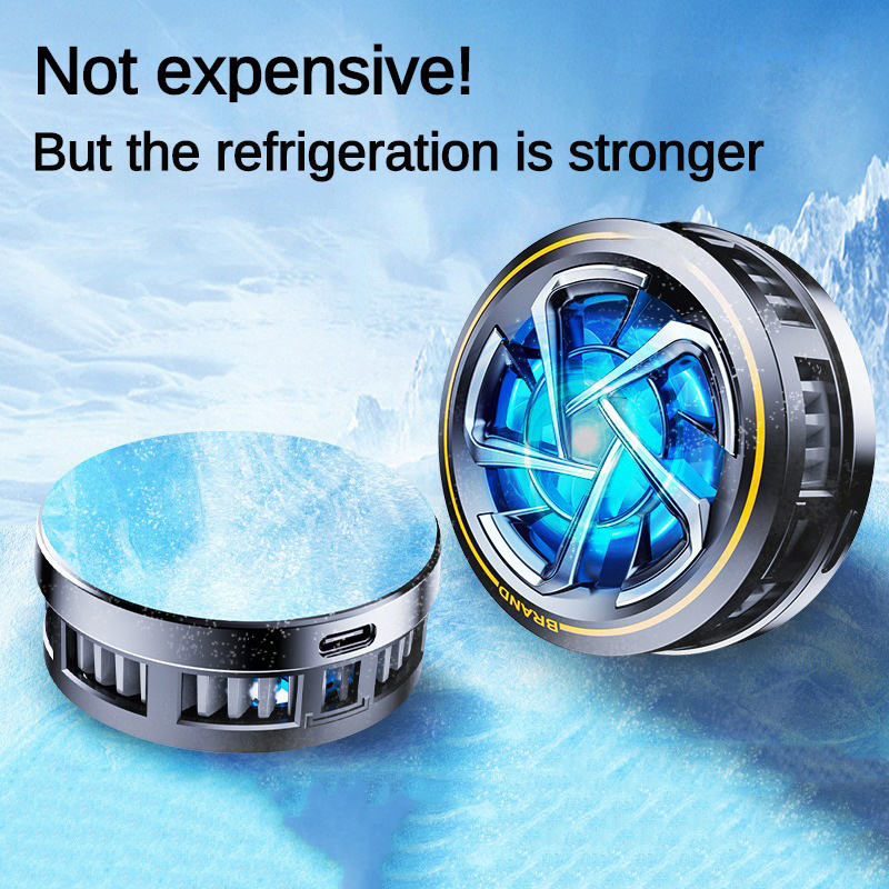 Super Cold Noise Reduction RGB Light Magnetic Suction Mobile Phone Cooler Semiconductor Radiator
