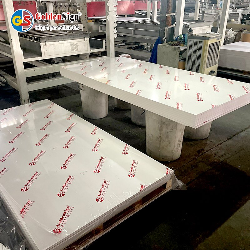 1220*2440mm 6mm White Fireproof Plastic PVC Foam Sheet Board Forex for Printing 3mm