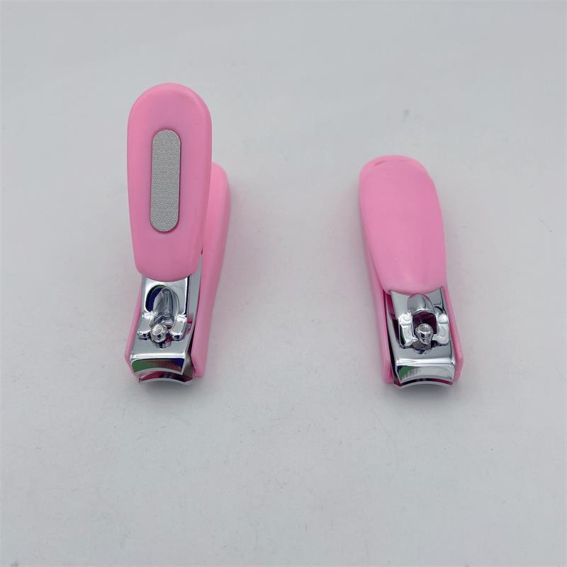 New Design Curved Blade Nail Clipper with Plastic Tray to Collect Nails