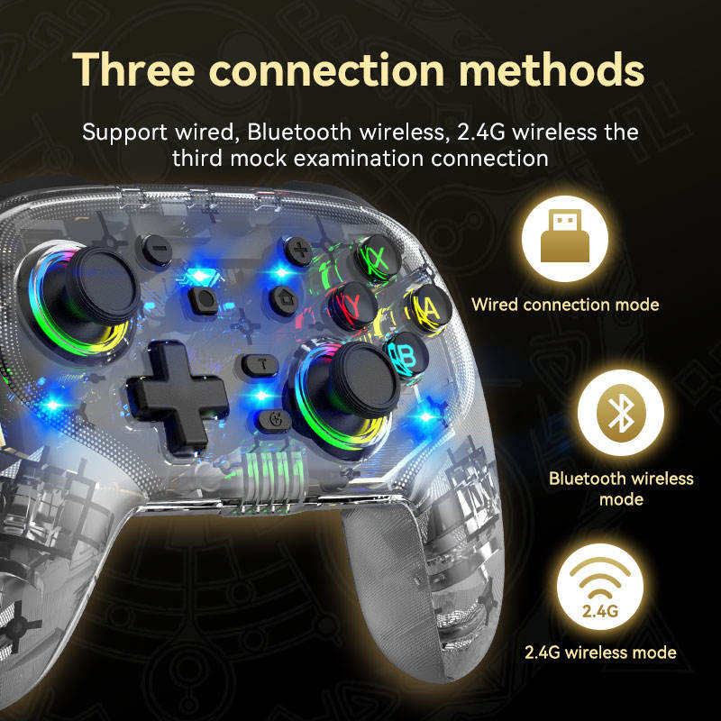 New PC Gaming Gamepad Wireless Game Controller for P4/P3/Switch PRO/Android Phone