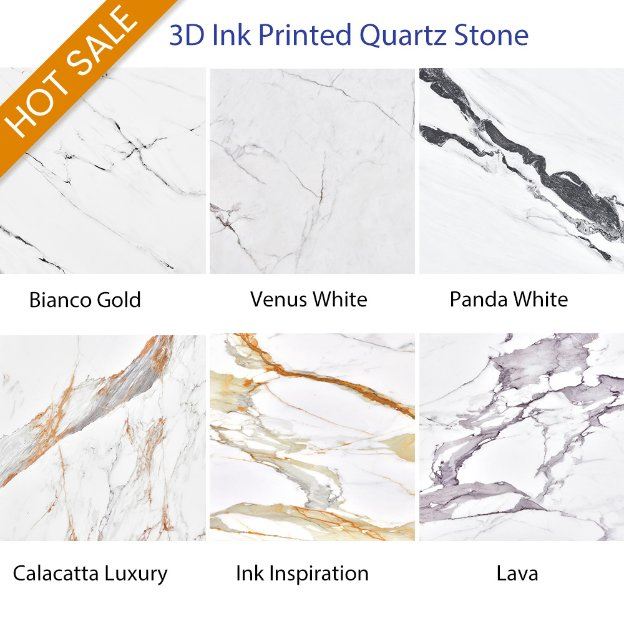 Quartz Counter Top Wholesale Standard Size Quartz Slab Artificial Quartz Stone 20mm 30mm