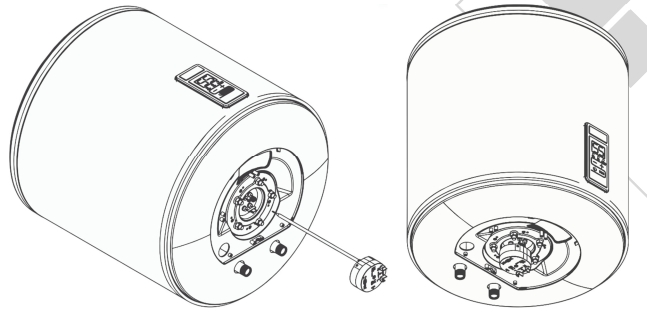 250V 16A 30°C-75°C Electronic Rod Thermostat for Water Heater