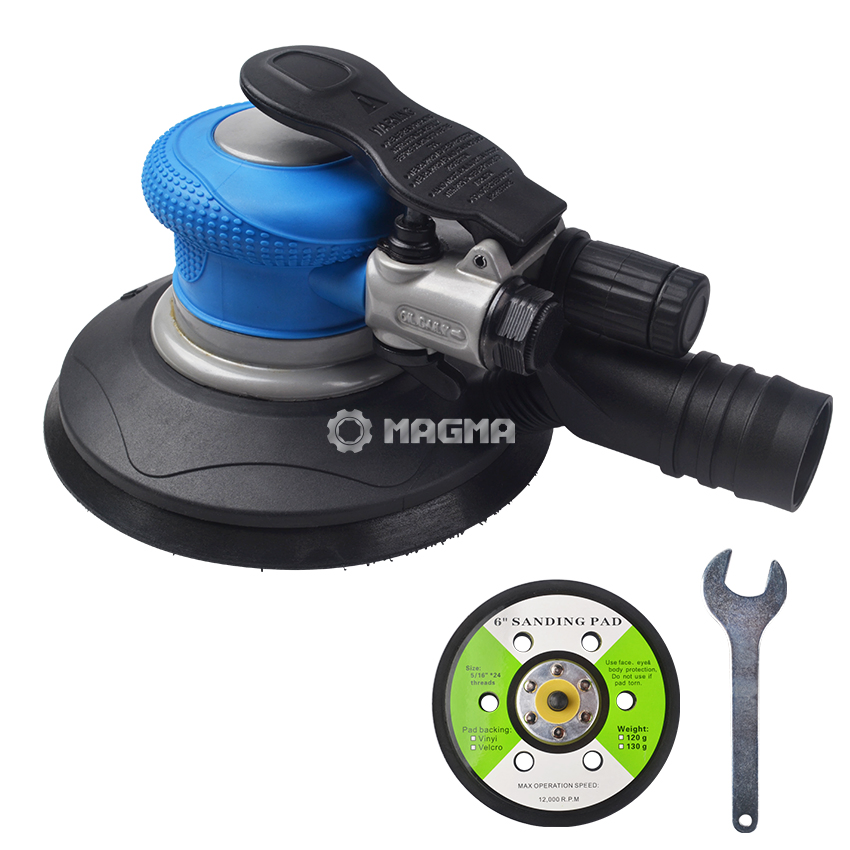 Пневматическая орбитальная шлифмашина 6 дюймов с пылеотводом