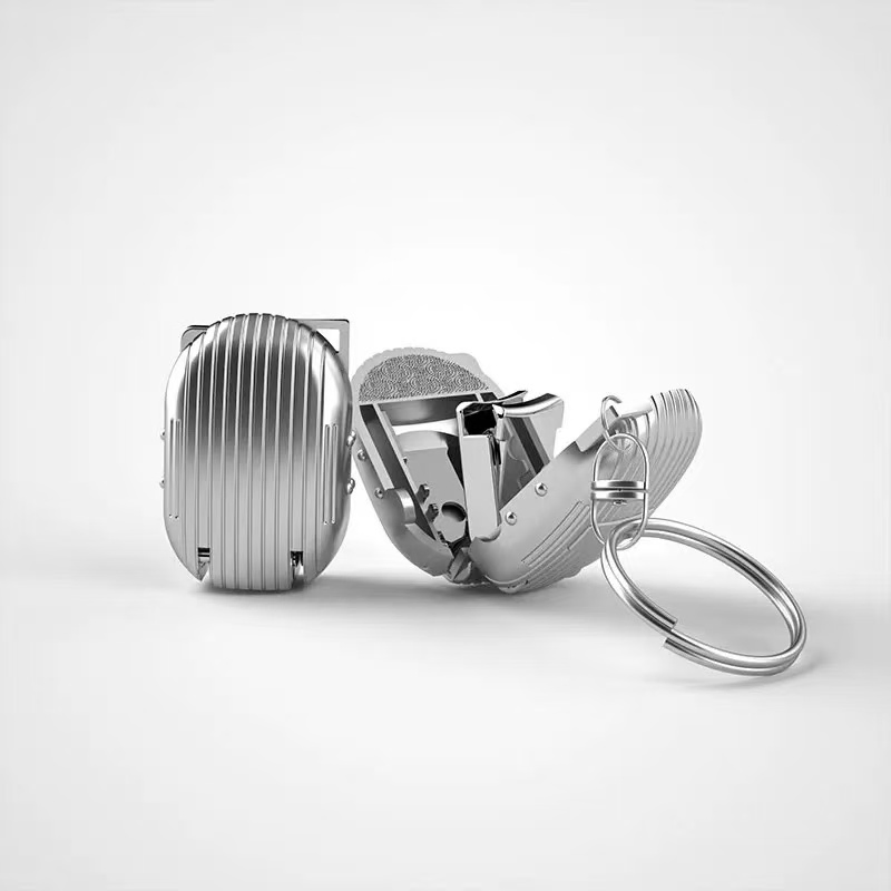 Promotional Manicure Mini Folding Nail Clipper Portable Keychain Stainless Steel Nail Scissors