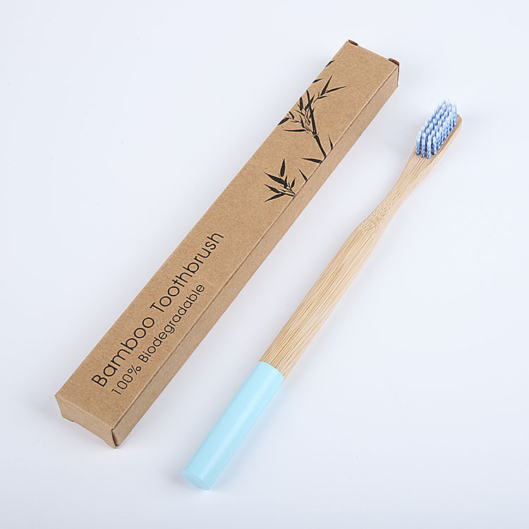 Adult Eco Friendly Bamboo Reasuable Toothbrushes Portable Soft Toothbrush for Home Travel Hotel Use
