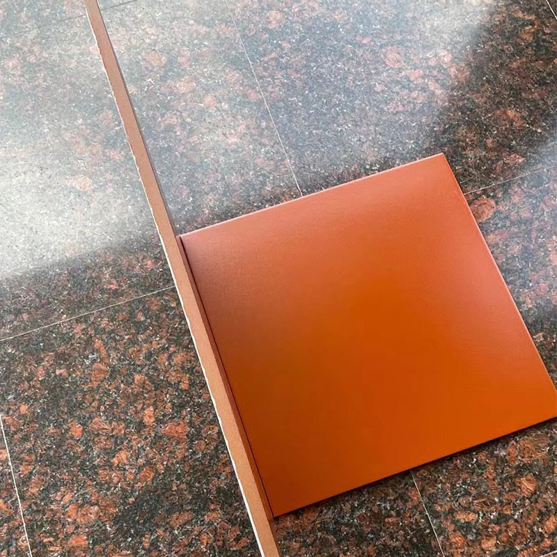Outdoor Red Kitchen Surface Porcelain Matte Terracotta Floor Tile