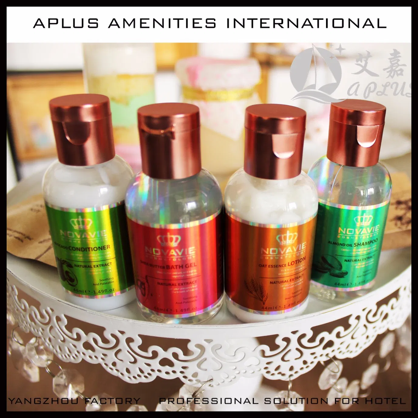 Luxury Hotel Accessories Disposable Custom Shampoo and Conditioner 02