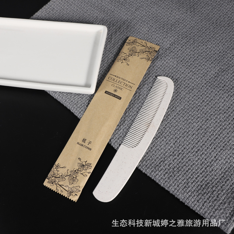Factory Price Disposable Travel Hotel Plastic Hair Comb for Hotels