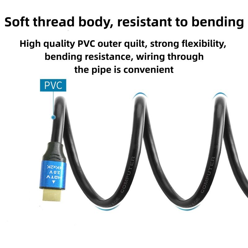 HDMI-кабель 2.0 Gold Plated, 4K 60Гц, 18 Гбит/с