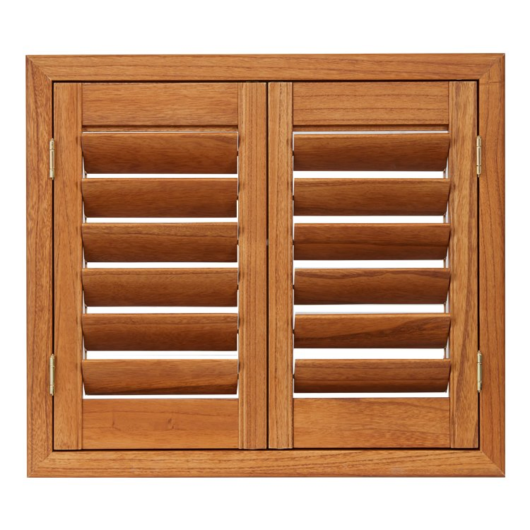 Premium Stained Wood Plantation Shutter Classin and Modern Shutters