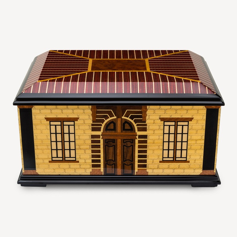 Luxurious Cuban Billon Art Cedar Wood Cigar Humidor Box