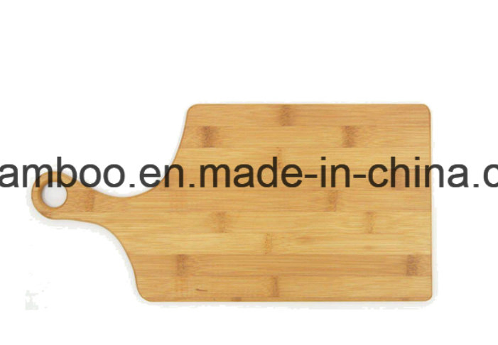 Irregular 19mm Thickness Vertical Bamboo Sushi Pizza Cutting Board