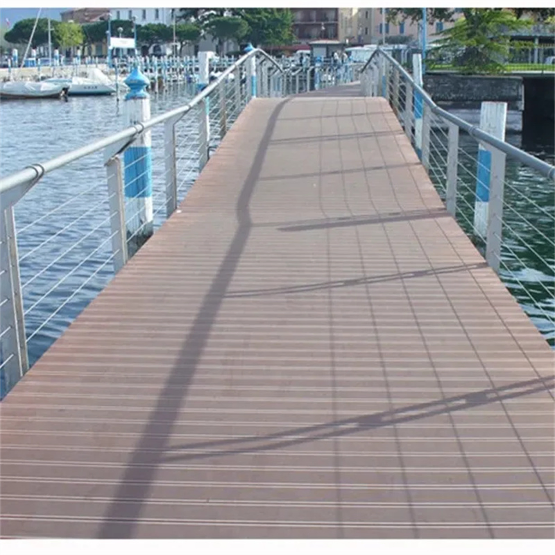 High Abrasion Eco-Friendly Solid Outdoor Garden Bamboo Decking for Heavy Traffic Areas