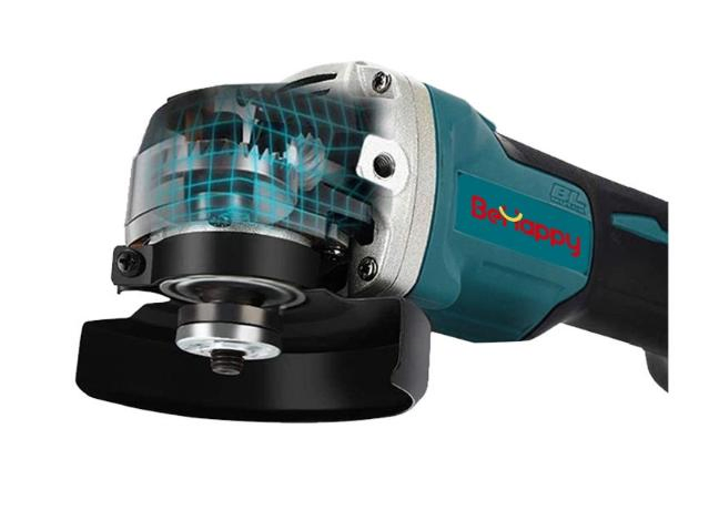 Беспроводная угловая шлифмашина Behappy с литий-ионным аккумулятором