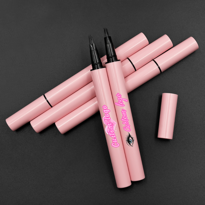 Premium Support Custom Waterproof and Sweat Resistant Longlasting Color Brightening Dark Brown Liquid Eyebrow Pencil
