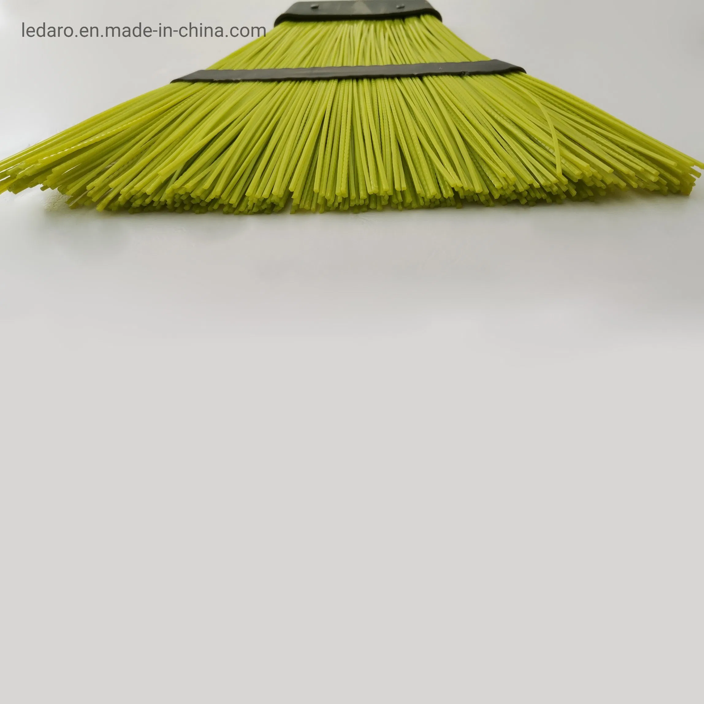 Telescopic Stiff Patio Broom Outdoor Yard Sweeping Brush with Stiff Hard PP Bristles Lawn Corn Broom