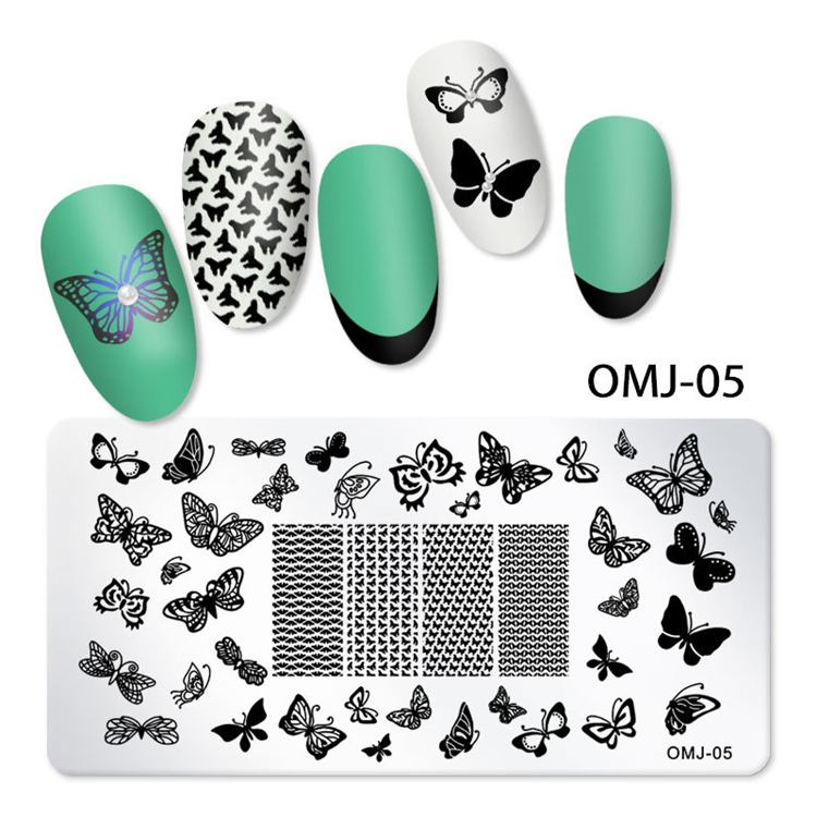 Populor Christmas Stamping Plate, Pattern Printer Nail Art Accessory&Decoration