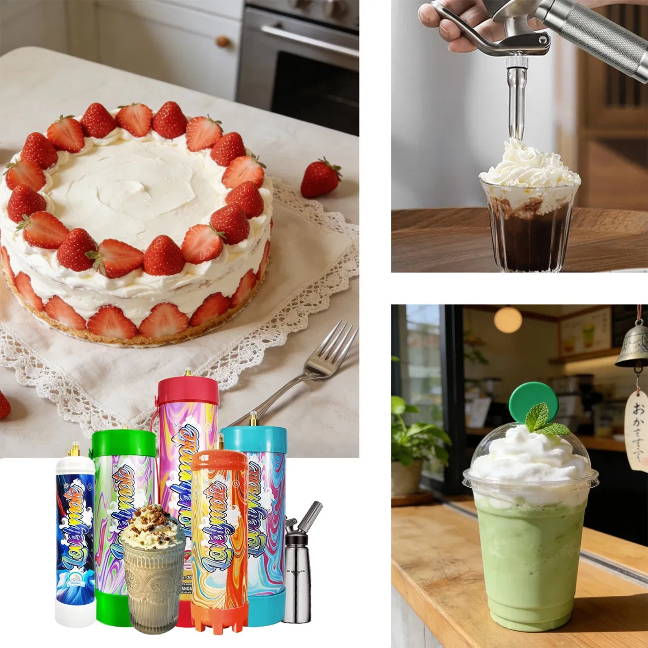 Lovelymate Cream Charger 3000g 4.4L EU USA Local Warehouse Fast Delivery