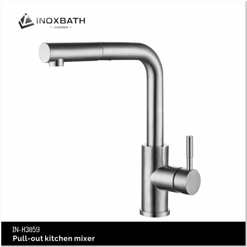 Смеситель для кухни Inoxbath с выдвижным изливом