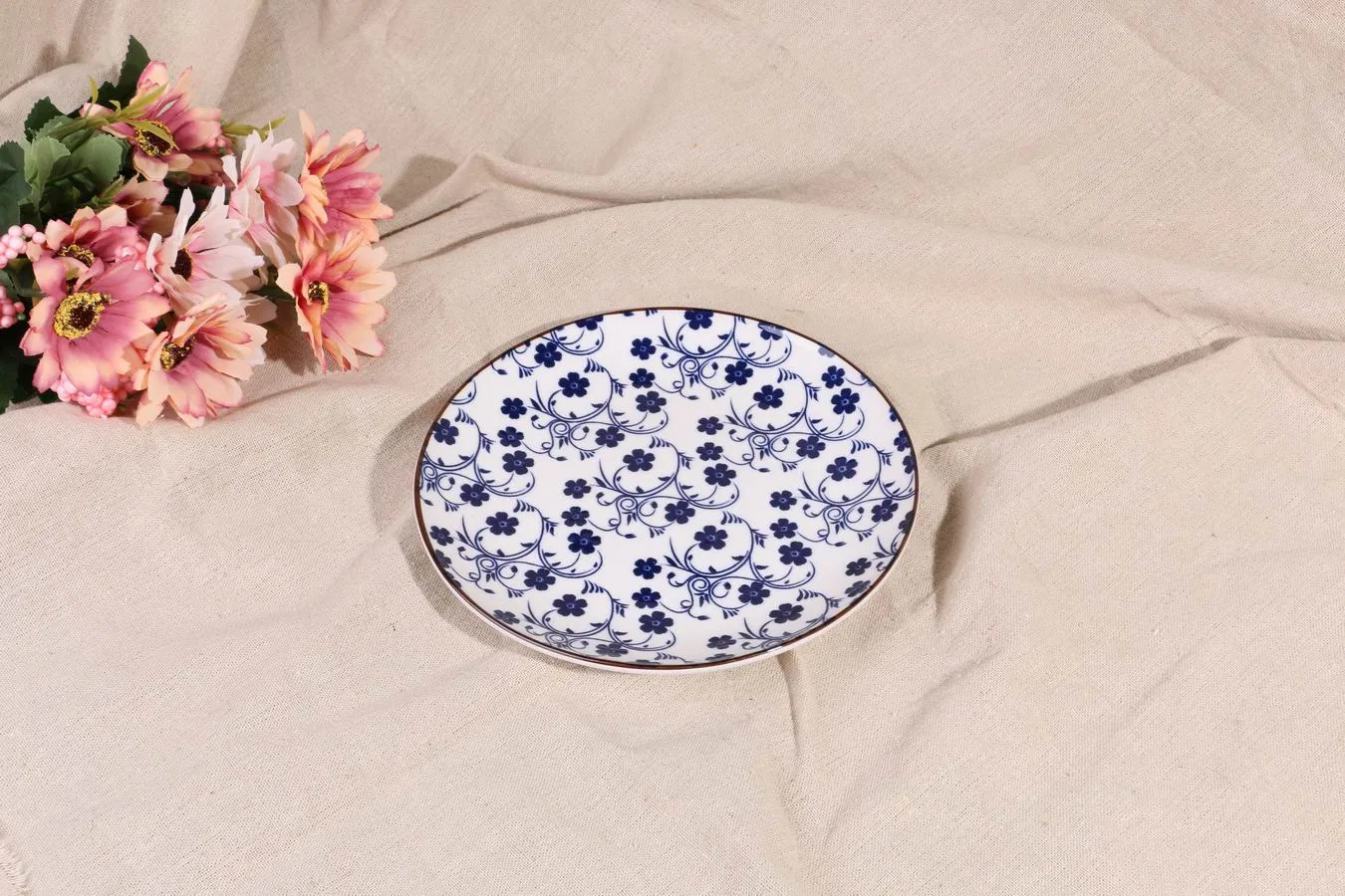 5"-10.5" Meat Flat Dinner Coup Plate Decal Porcelainware Ceramics Tableware