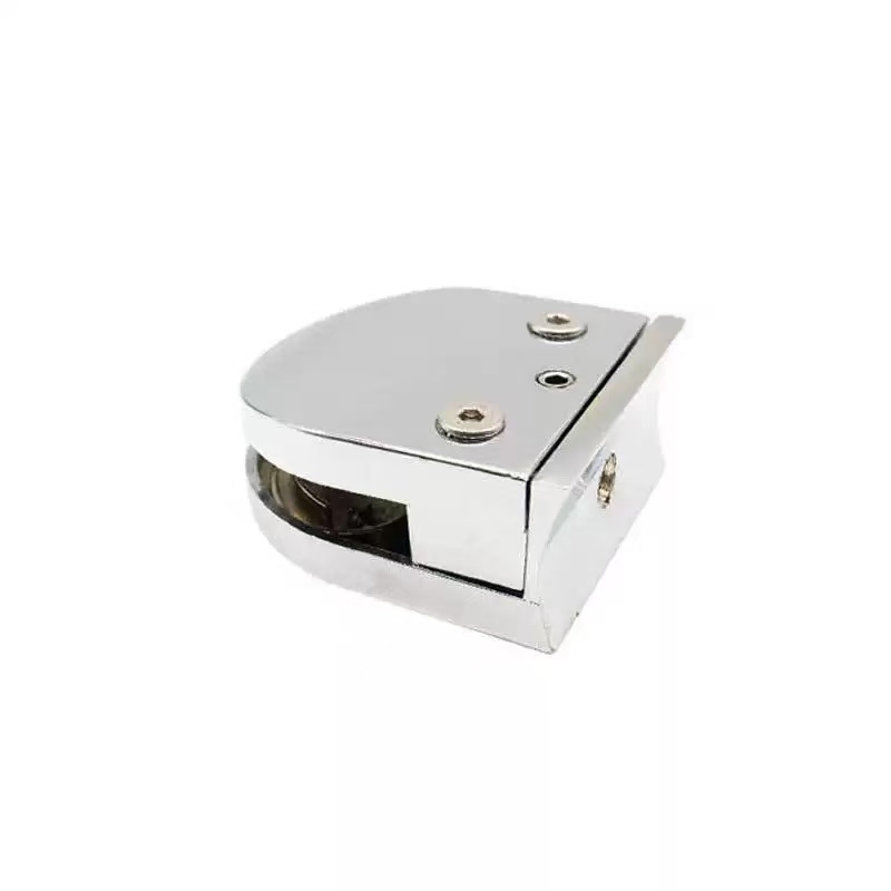 High Quality Zinc Alloy 8-12 mm Adjustable D Shape Stainless Steel Glass Clip