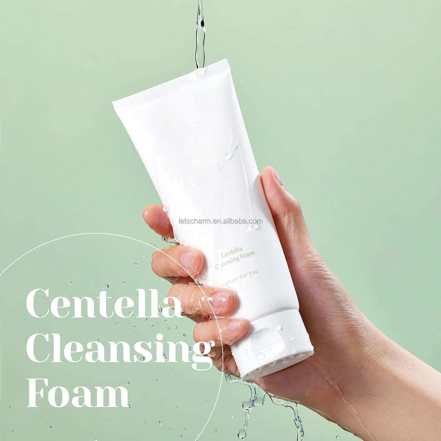 Ls044 OEM 150ml Low pH Centella Foam: Custom Soothing Face Cleanser