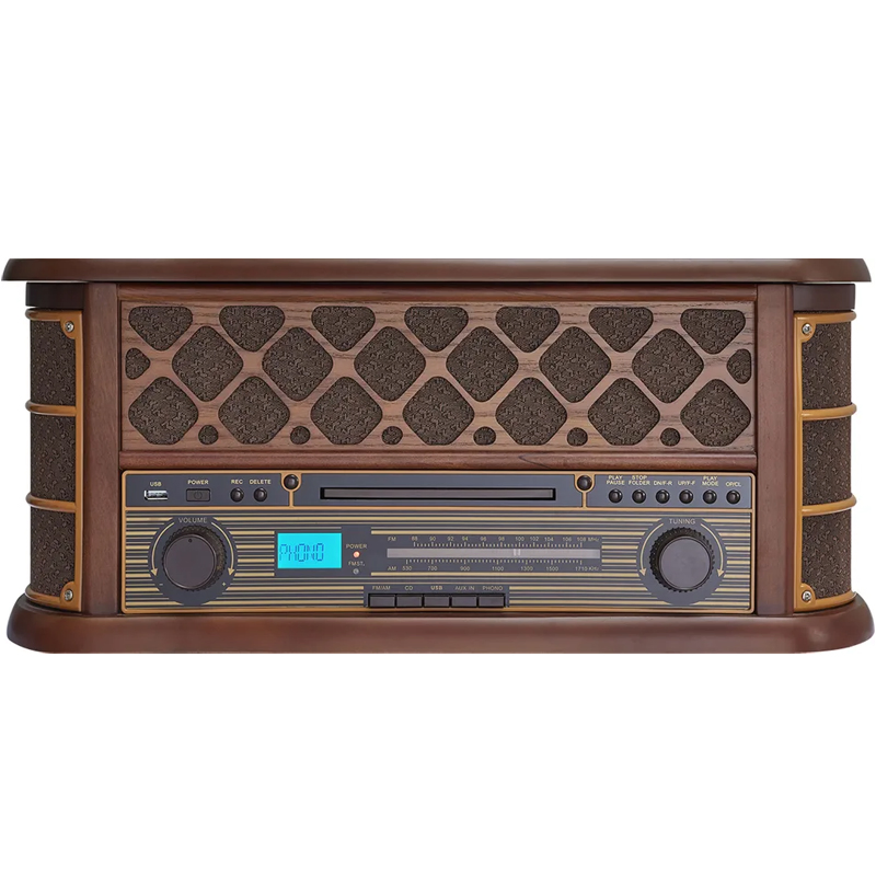 Виниловый проигрыватель Gramophone с аудиосистемой