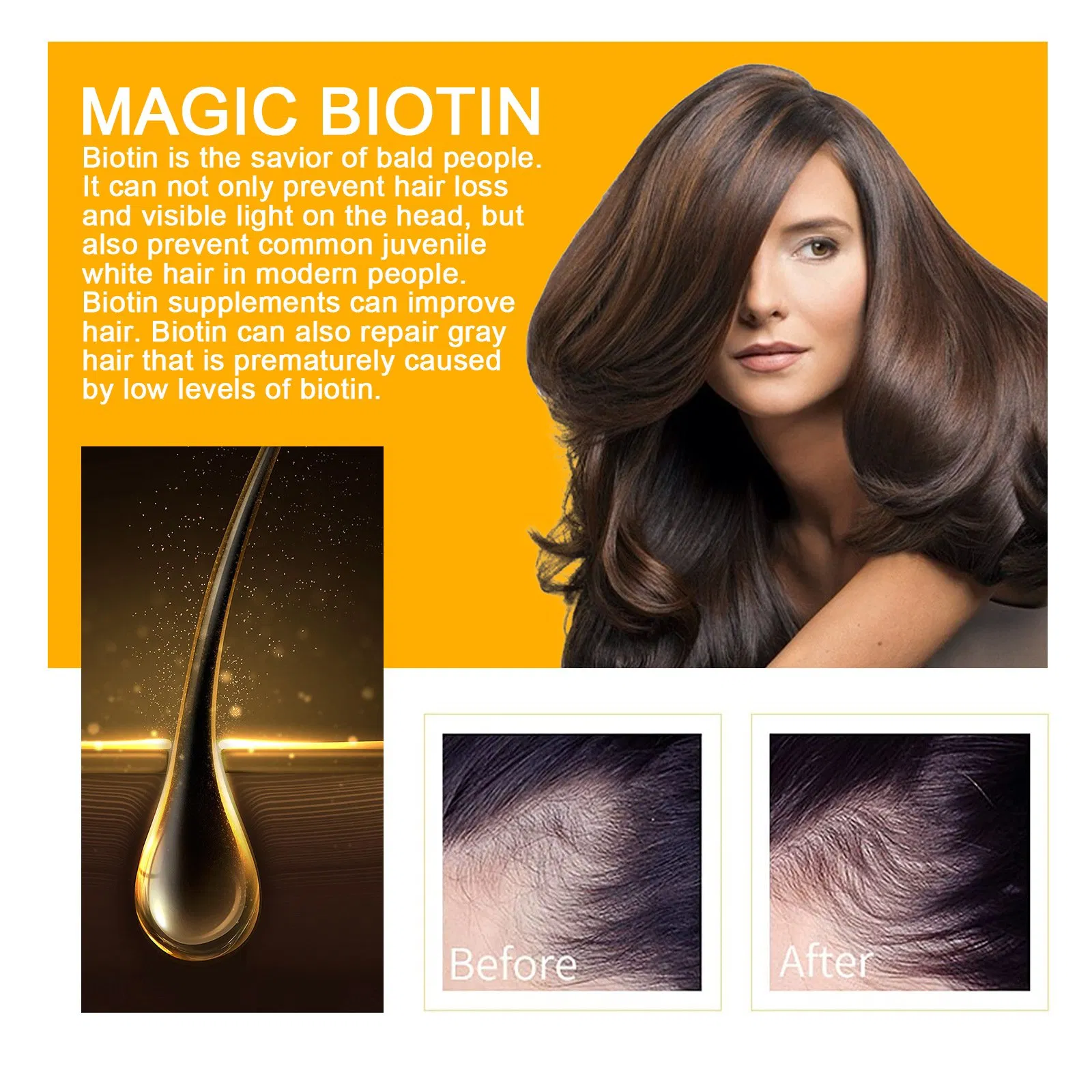 Wholesale Anti Hair Loss 100% Natural Organic Private Label Hair Care Products 30ml Hair Growth & Conditioning Essential Oil