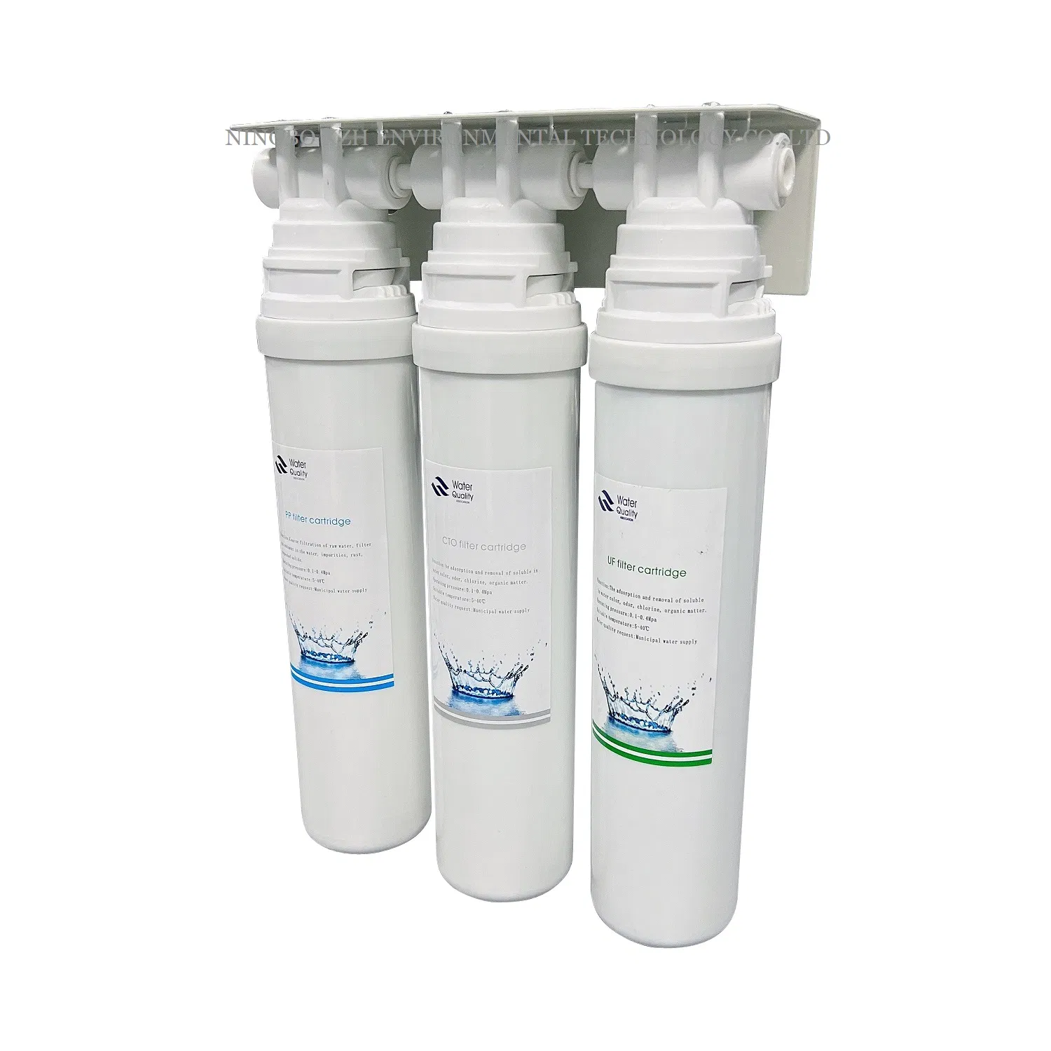 Household 3/8 Tube Big Flowrate 3 Stage Under Sink UF Water Purifier