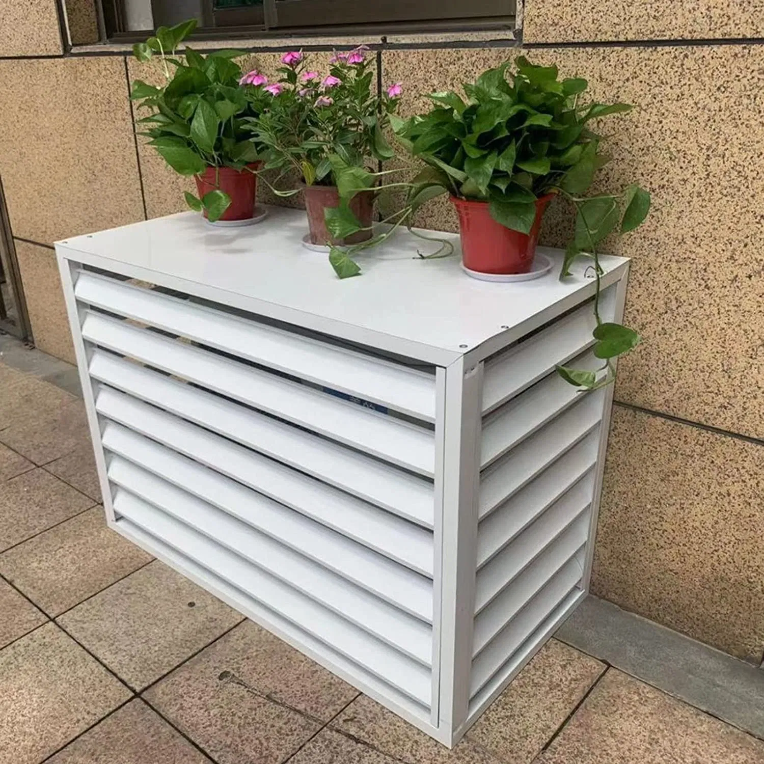 AC Covers Exterior Outdoor Aluminum Air Conditioner AC Louver Cover