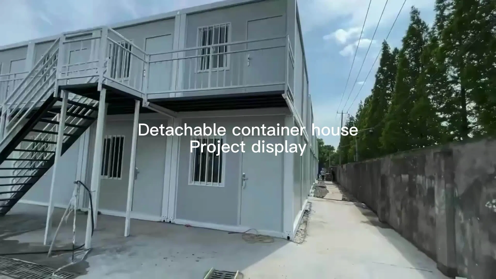 Container Tiny Houses Prefab House H Beam Steel Structure