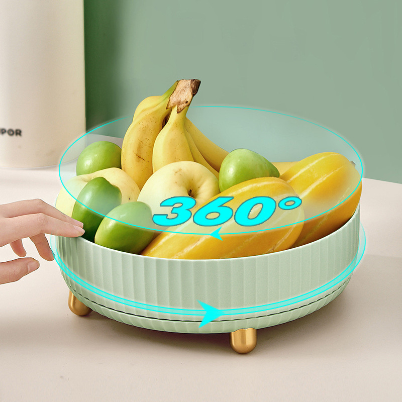Storage Display Rack Fruit Basket Multifunctional Turntable Storage Mi22341