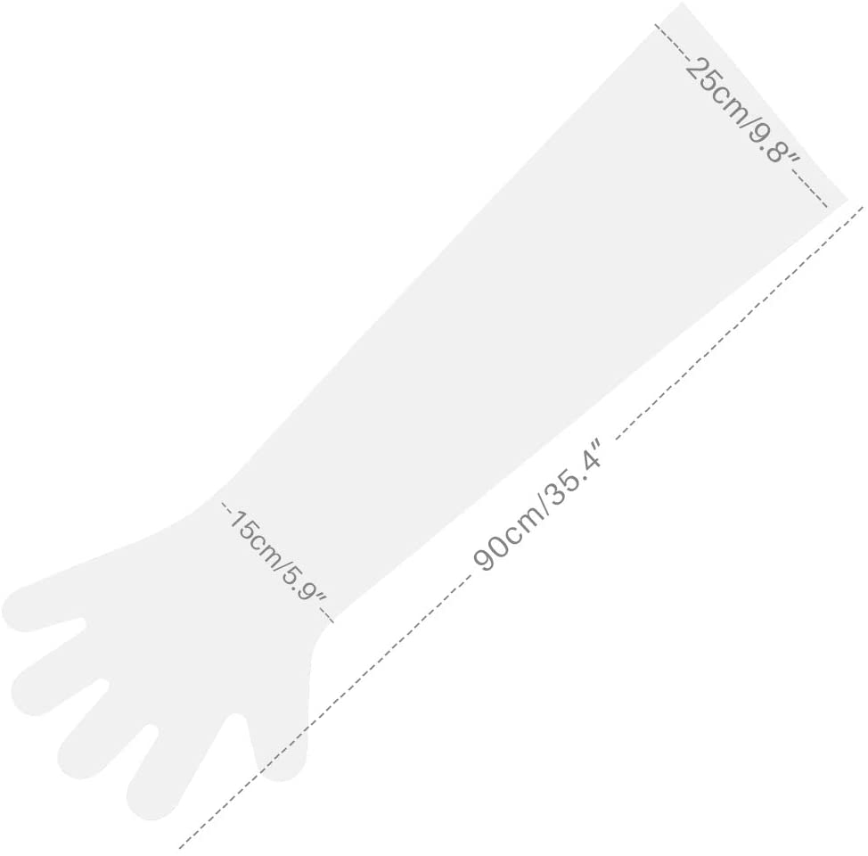 Disposable Plastic PE Long Arm Sleeve Gloves