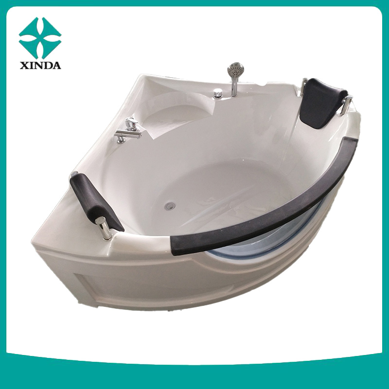 Угловая акриловая ванна на 2 персоны с гидромассажем