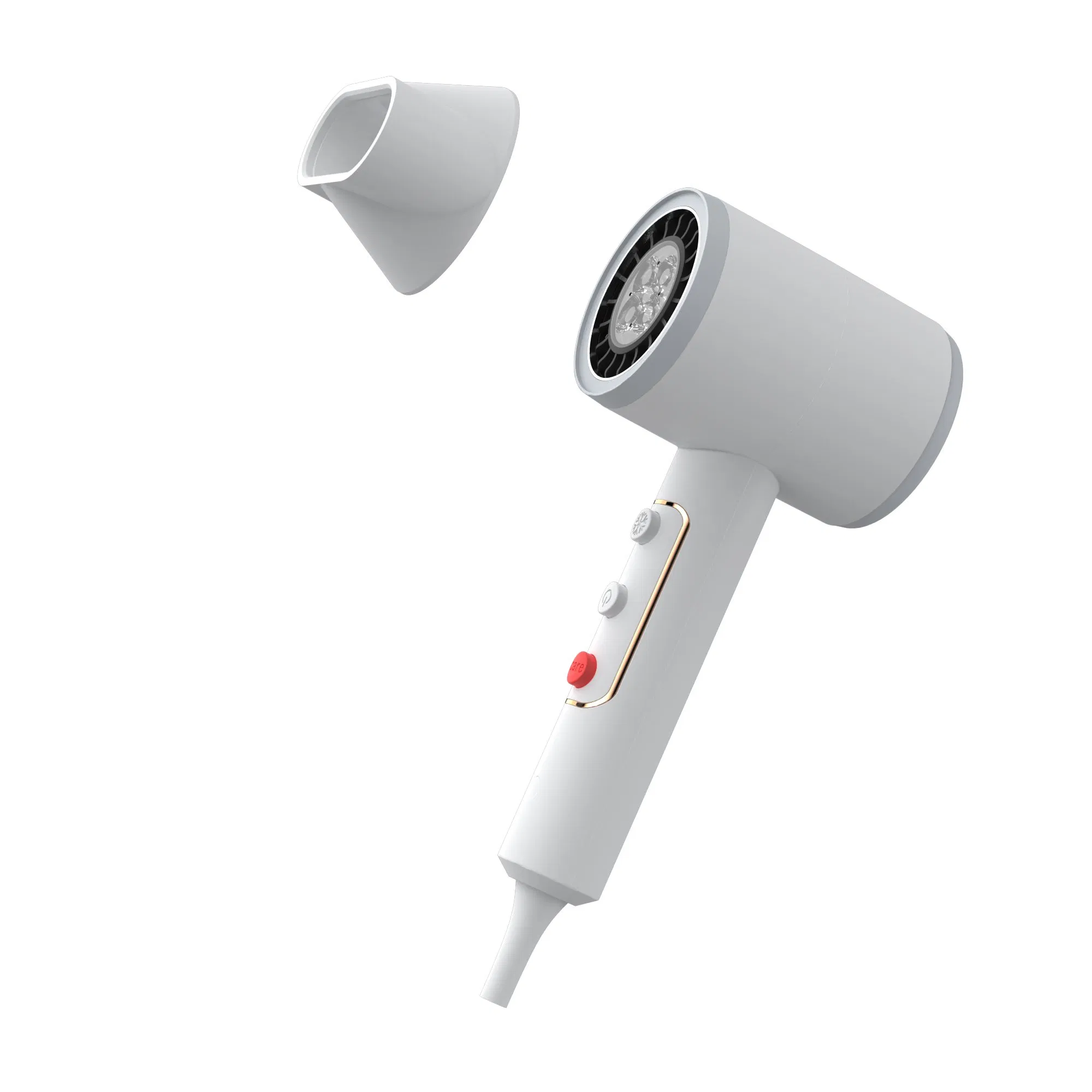 Three Speed Far Infrared Hair Dryer Portable Travel Negative Ion Hair Dryer