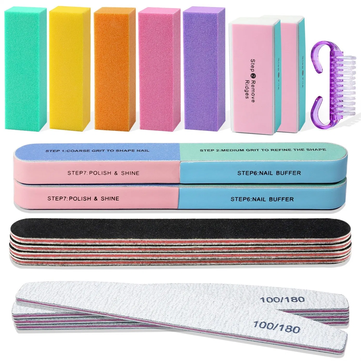 Nail Polishing Tool Nail Files Kit Shop Manicure Nails to Remove Dead Skin Set Nail