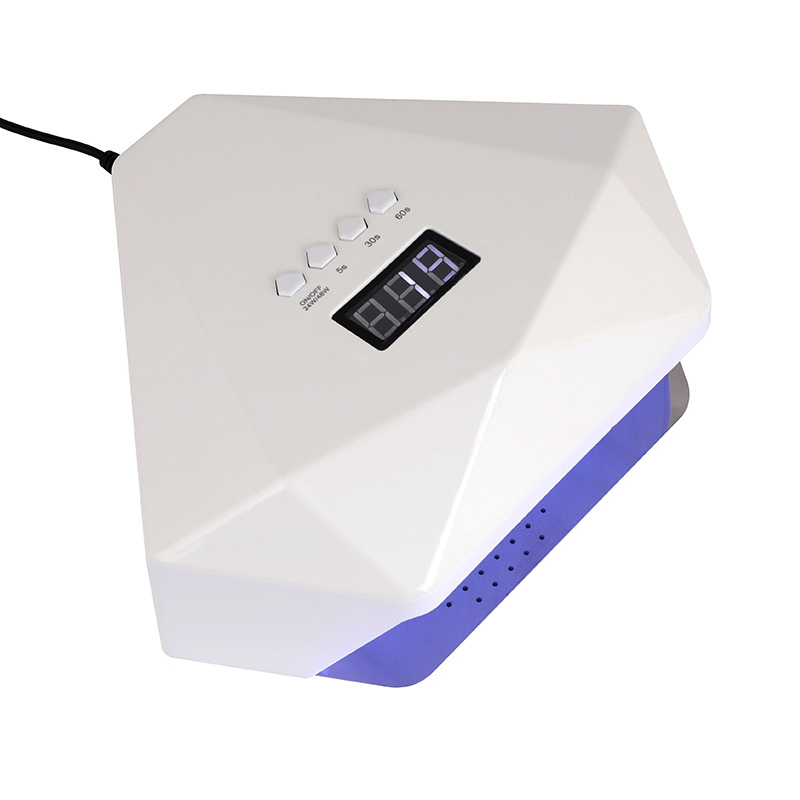 48W Two Hands Black Multifunction Diamond LED UV Nail Lamp