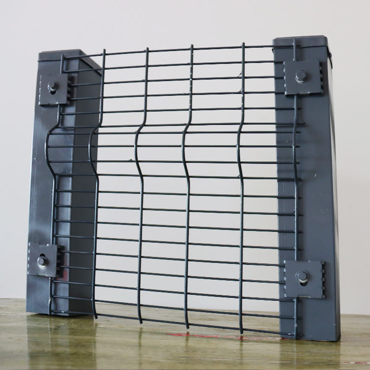 Metal Garden Fence Panel 3D Curved Welded Wire Mesh Fence