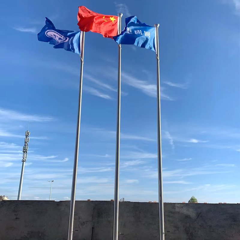 15m Electric Motorized Automatic Flagpole School Stainless Steel Flag Pole Outdoor Aluminium Flag Pole