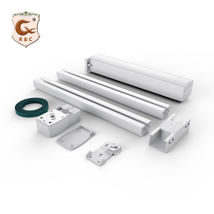 R&C Manufacture Heavy Duty Aluminum Electric Curtain Rail