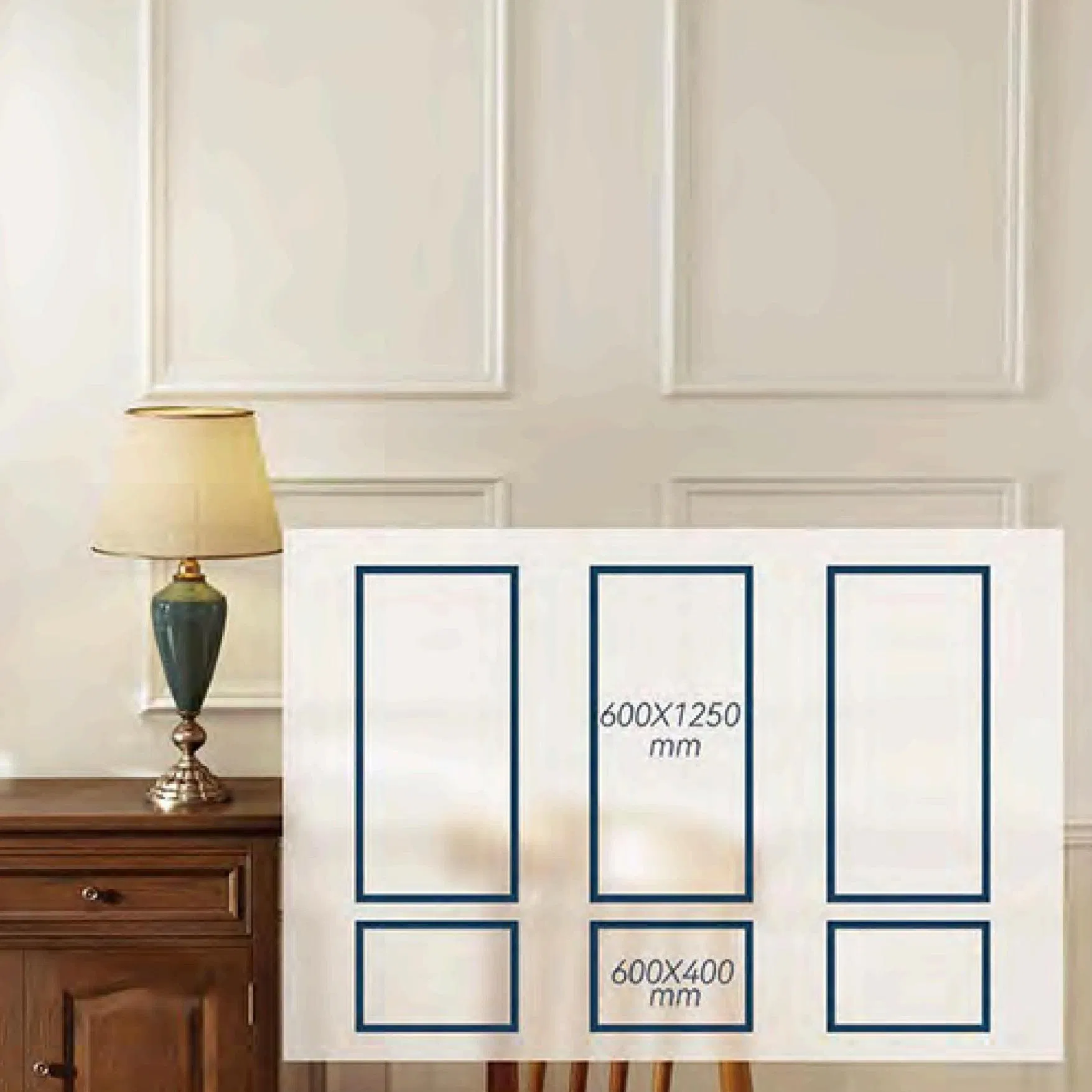 Indoor Luxury Decoration PS Mouldings / PS Wall Panels PS Wall Panel Mouldings