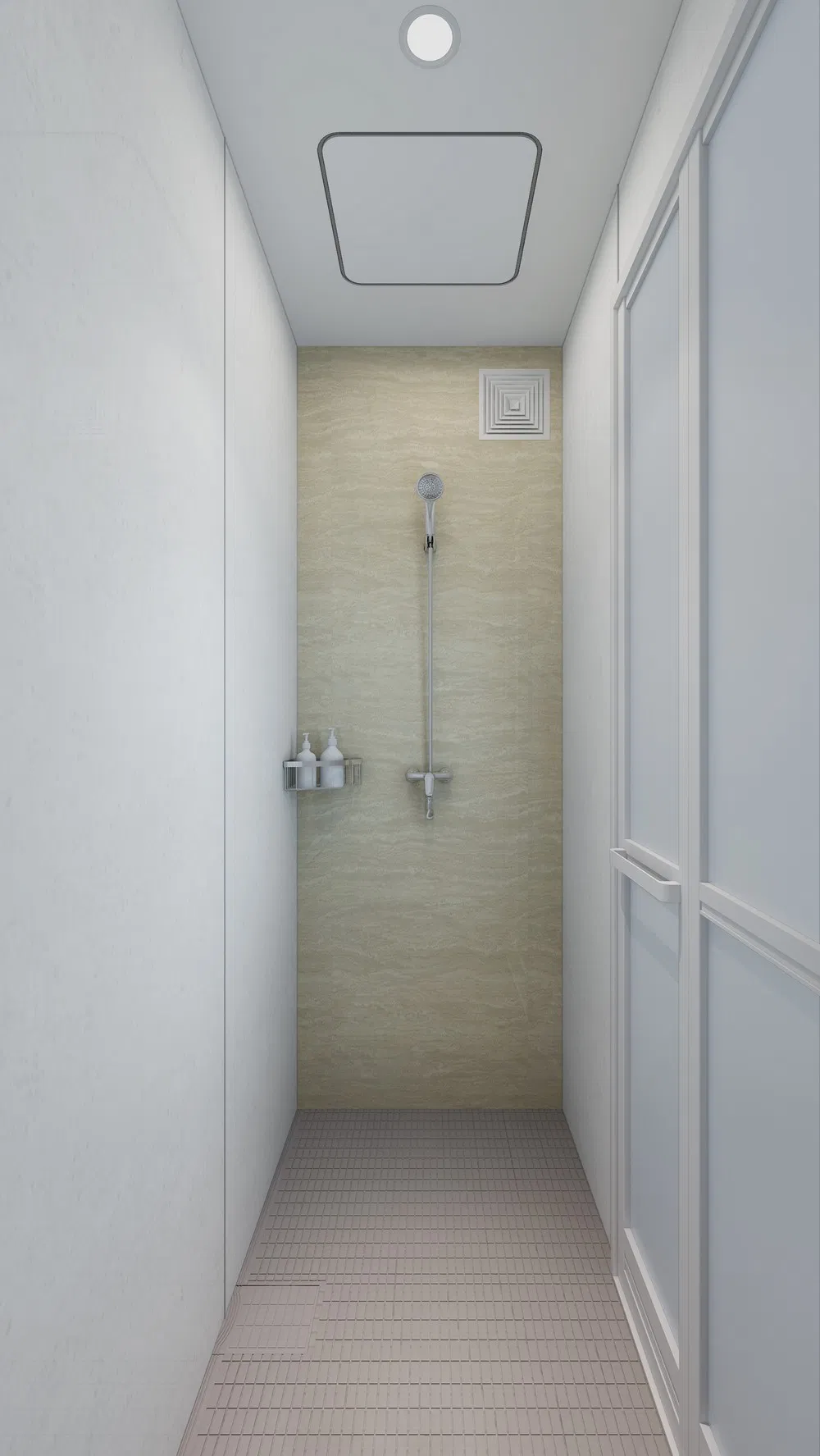 Tona Integrated Bathroom Prefab Toilet Bathroom Walk in Shower Enclosure