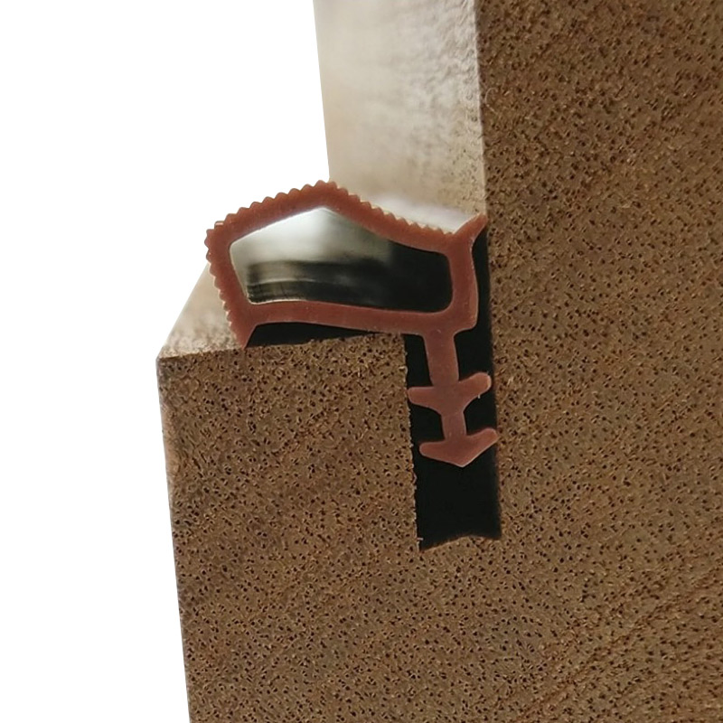 Wooden Door Dust-Proof Slot Type Seal Sliding Wardrobe Door Rubber Sealing